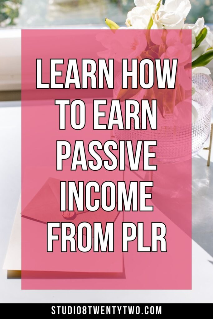Make passive income with PLR